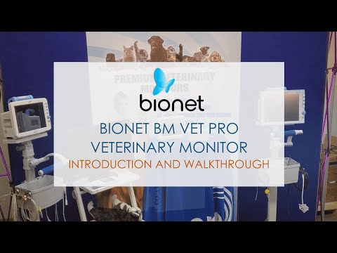 BIONET BM VET PRO Veterinary Multi-Parameter Monitor - Introduction and Walkthrough