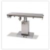 A sleek Elite V-top operating table with an adjustable height mechanism, designed for surgical and medical procedures