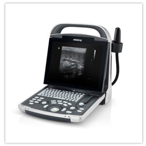 Mindray DP-30 Vet Ultrasound System with high-resolution screen and user-friendly keypad for accurate veterinary diagnostics