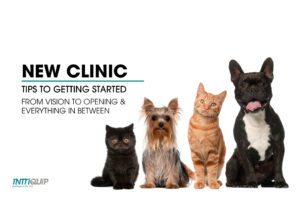 promotional banner for 'new clinic: tips to getting started' for Canadian vet clinics
